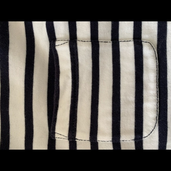 Kate spade nautical jersey cotton dress XXS navy and white excellent - Picture 7 of 8